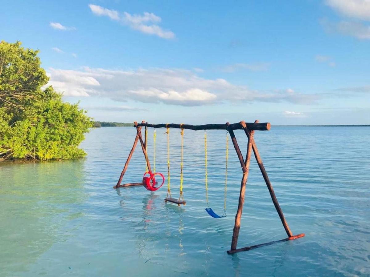 Coras Place Bacalar Lagoon Front Ngoại thất bức ảnh
