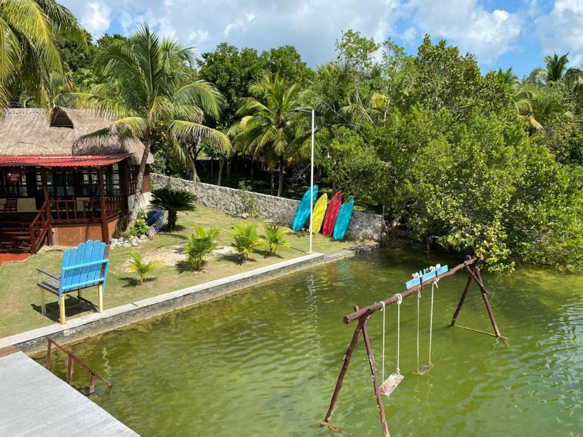 Coras Place Bacalar Lagoon Front Ngoại thất bức ảnh