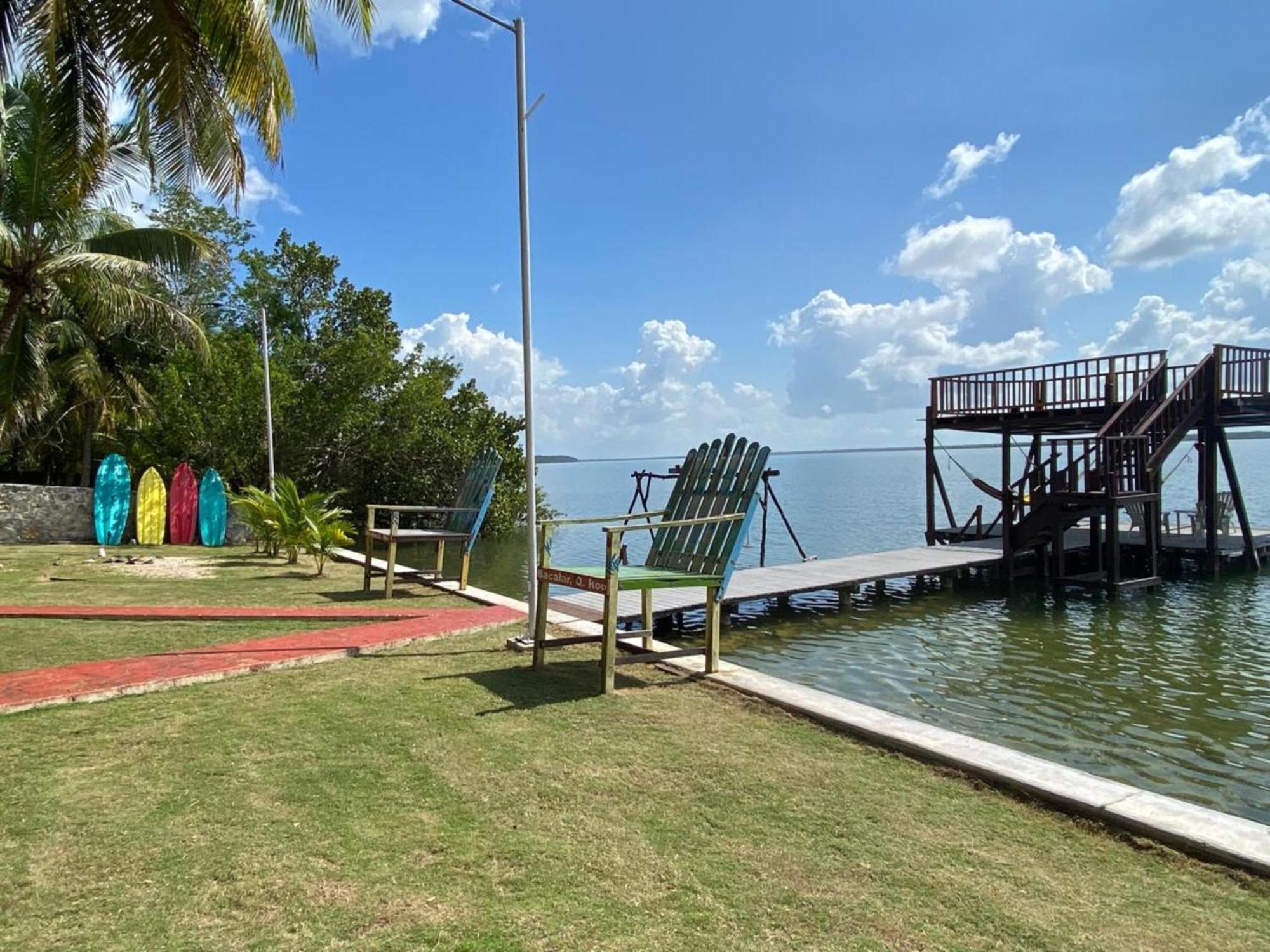 Coras Place Bacalar Lagoon Front Ngoại thất bức ảnh